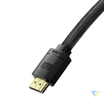 Baseus High Definition Series HDMI 2.1 cable 8K 60Hz 3D HDR 48Gbps 2m (black) Video cables