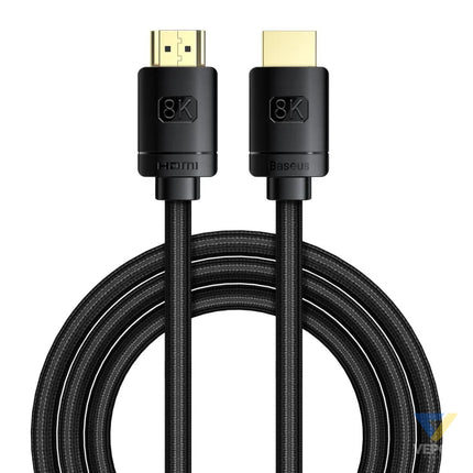 Baseus High Definition Series HDMI 2.1 cable 8K 60Hz 3D HDR 48Gbps 2m (black) Video cables