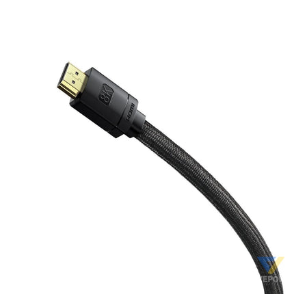 Baseus High Definition Series HDMI 2.1 cable 8K 60Hz 3D HDR 48Gbps 3m (black) Video cables