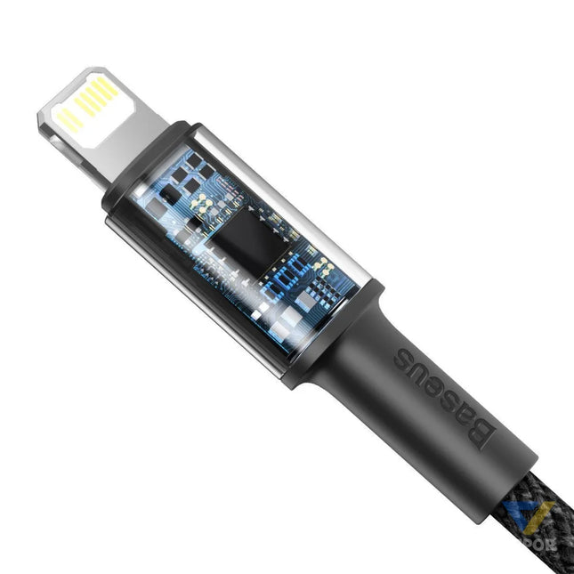 Baseus High Density Braided Cable Type C to Lightning PD 20W 1m (Black) USB C to Lightning