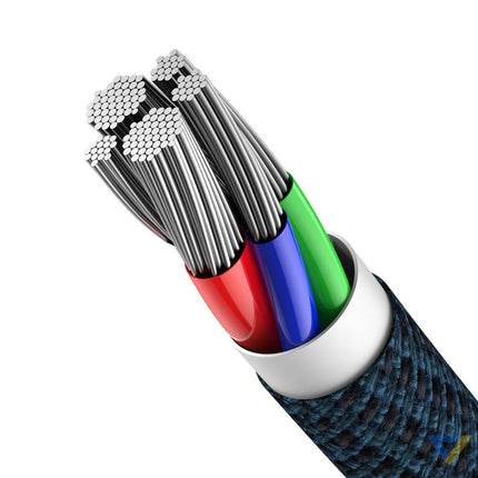 Baseus High Density Braided Cable Type C to Lightning PD 20W 1m (blue) USB C to Lightning