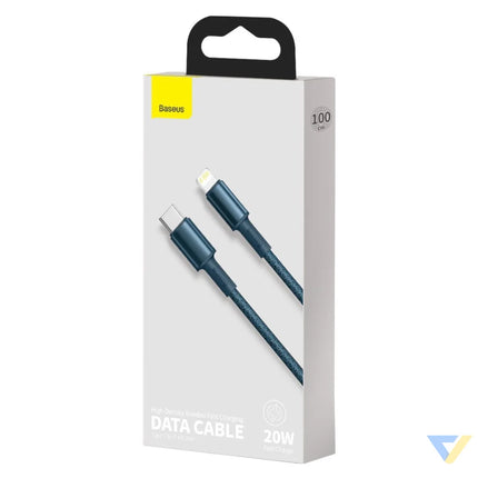 Baseus High Density Braided Cable Type C to Lightning PD 20W 1m (blue) USB C to Lightning