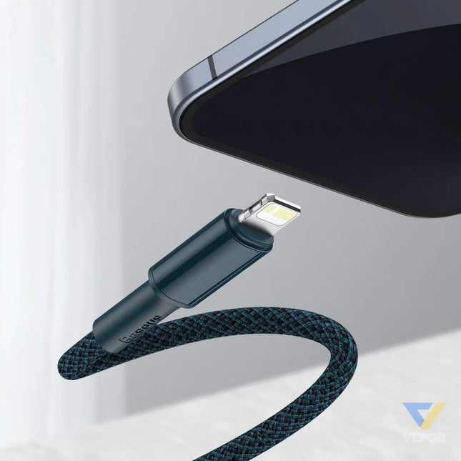 Baseus High Density Braided Cable Type C to Lightning PD 20W 1m (blue) USB C to Lightning