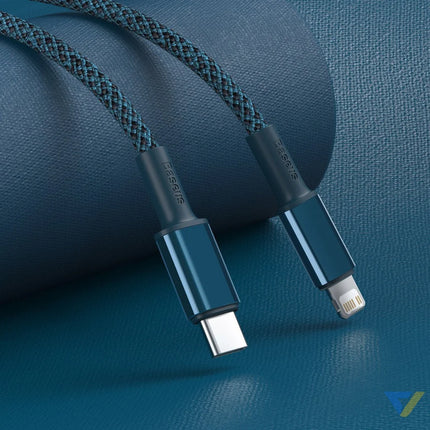Baseus High Density Braided Cable Type C to Lightning PD 20W 1m (blue) USB C to Lightning