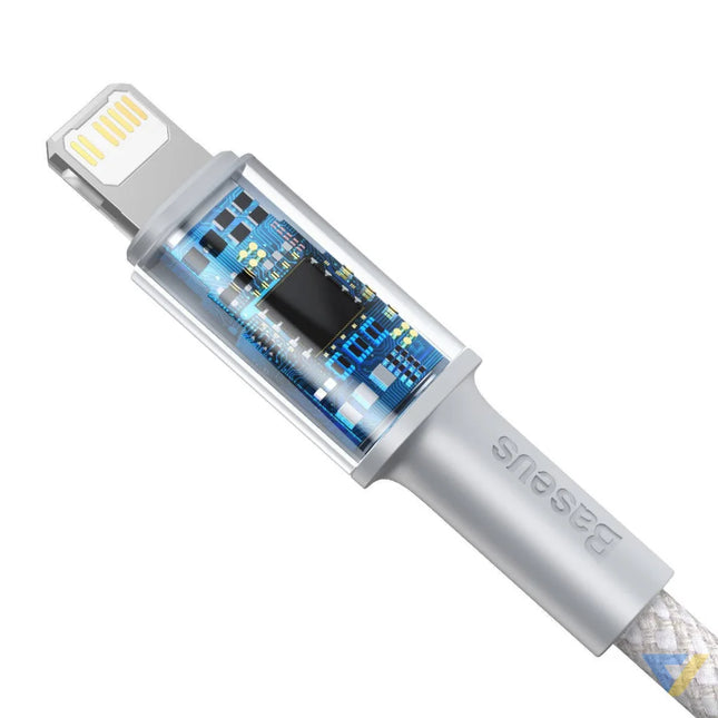 Baseus High Density Braided Cable Type C to Lightning PD 20W 1m (white) USB C to Lightning