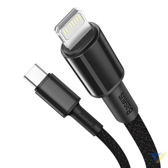 Baseus High Density Braided Cable Type C to Lightning PD 20W 2m (Black) USB C to Lightning