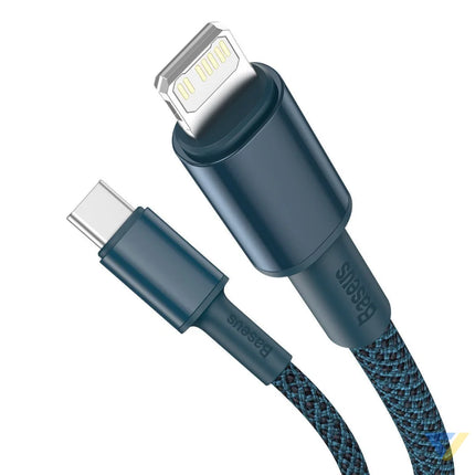 Baseus High Density Braided Cable Type C to Lightning PD 20W 2m (blue) USB C to Lightning