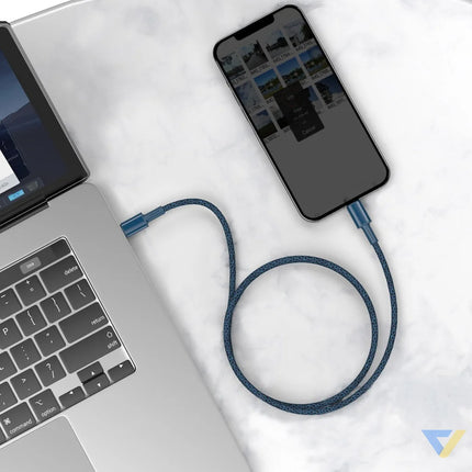 Baseus High Density Braided Cable Type C to Lightning PD 20W 2m (blue) USB C to Lightning