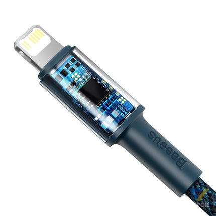 Baseus High Density Braided Cable Type C to Lightning PD 20W 2m (blue) USB C to Lightning