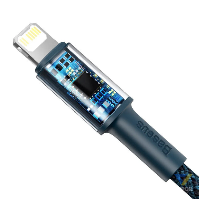 Baseus High Density Braided Cable Type C to Lightning PD 20W 2m (blue) USB C to Lightning
