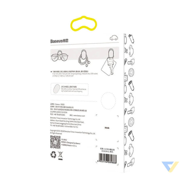Baseus Hooks self adhesive hangers 4 pieces Other