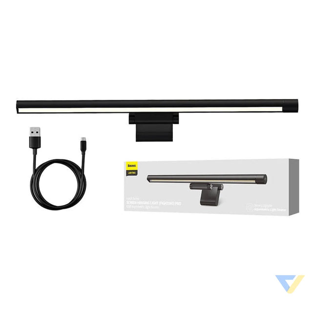 Baseus i wok Pro series USB stepless dimming screen hanging light (fighting) Black Lighting