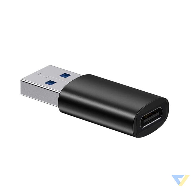Baseus Ingenuity USB A to USB C adapter OTG (black) Adapters connectors and converters