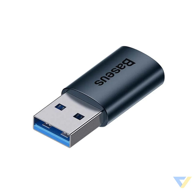 Baseus Ingenuity USB A to USB C adapter OTG (blue) Adapters connectors and converters