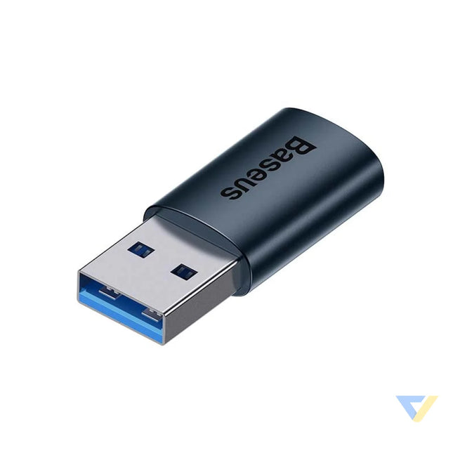 Baseus Ingenuity USB A to USB C adapter OTG (blue) Adapters connectors and converters