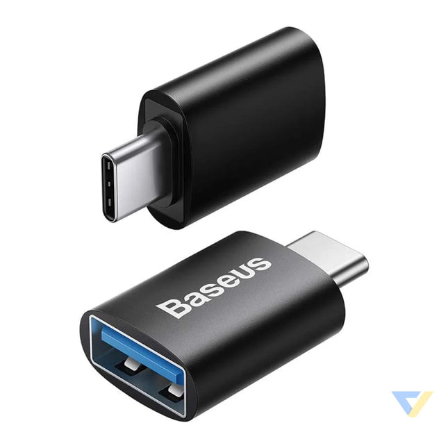 Baseus Ingenuity USB C to USB A adapter OTG (Black) Adapters connectors and converters