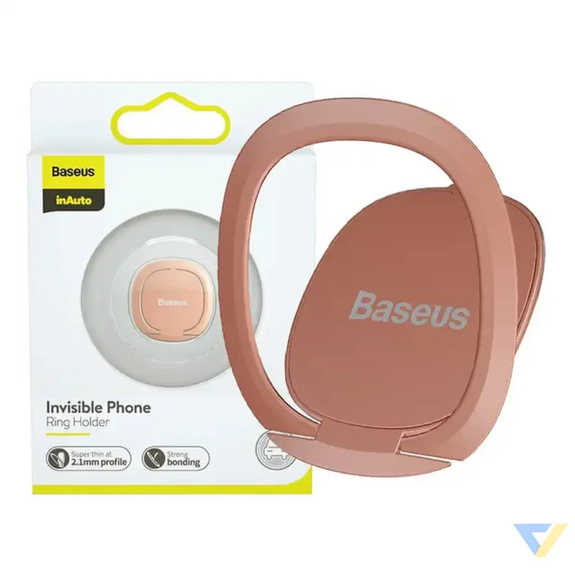 Baseus Invisible Ring holder for smartphones (rose gold) Ring holders