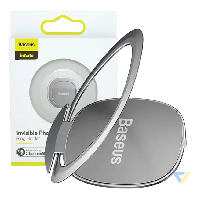 Baseus Invisible Ring holder for smartphones (silver) Ring holders