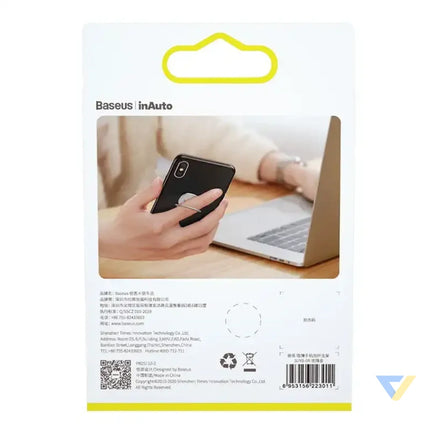 Baseus Invisible Ring holder for smartphones (silver) Ring holders