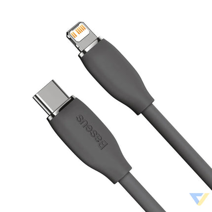 Baseus Jelly cable USB C to Lightning 20W 1,2m (black) USB C to Lightning