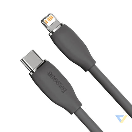 Baseus Jelly cable USB C to Lightning 20W 1,2m (black) USB C to Lightning