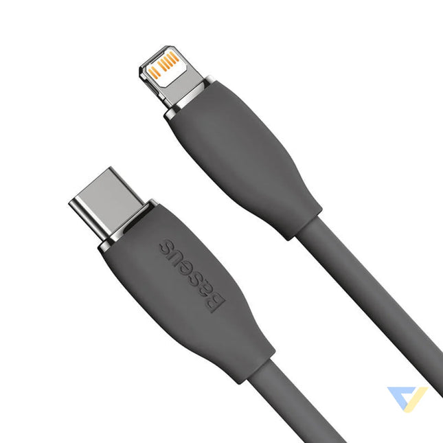 Baseus Jelly cable USB C to Lightning 20W 1,2m (black) USB C to Lightning
