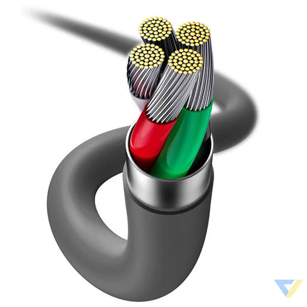 Baseus Jelly cable USB to Lightning 2,4A 1,2m (black) USB to Lightning