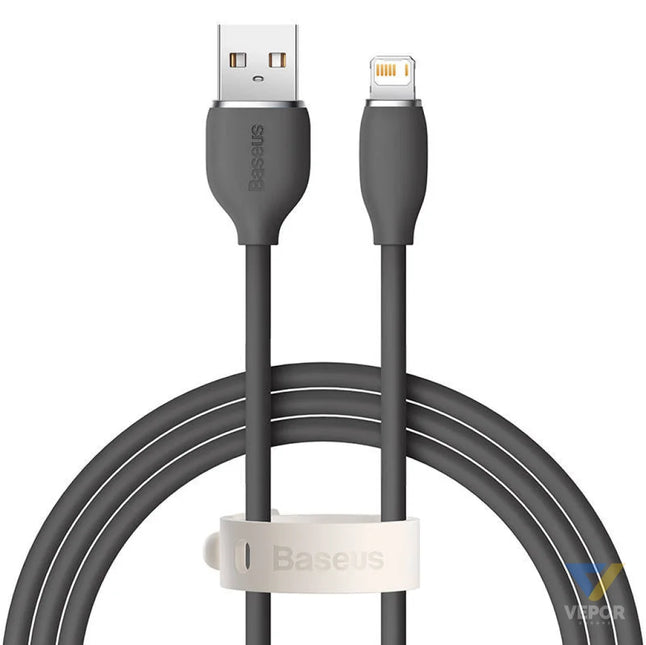Baseus Jelly cable USB to Lightning 2,4A 1,2m (black) USB to Lightning