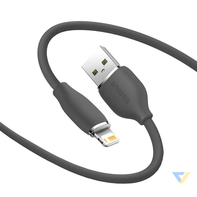 Baseus Jelly cable USB to Lightning 2,4A 1,2m (black) USB to Lightning