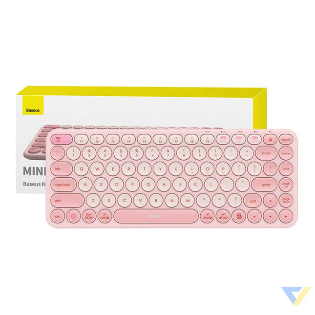 Baseus K01A Wireless Tri Mode Keyboard Baby Pink Mice keyboards