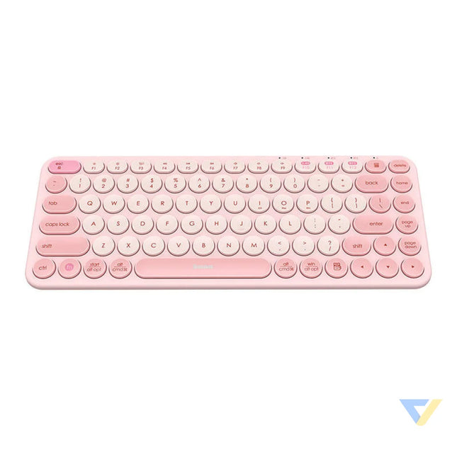 Baseus K01A Wireless Tri Mode Keyboard Baby Pink Mice keyboards
