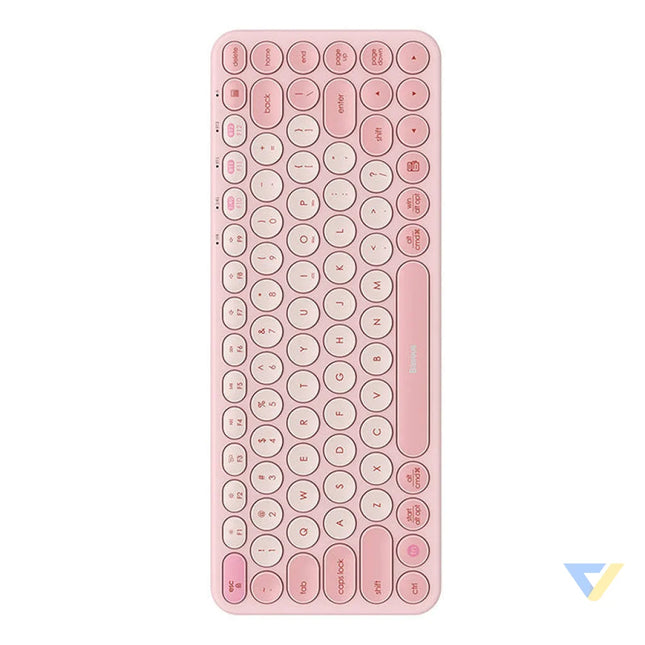 Baseus K01A Wireless Tri Mode Keyboard Baby Pink Mice keyboards