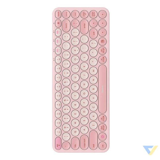 Baseus K01A Wireless Tri Mode Keyboard Baby Pink Mice keyboards