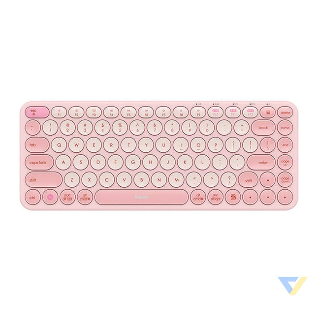 Baseus K01A Wireless Tri Mode Keyboard Baby Pink Mice keyboards