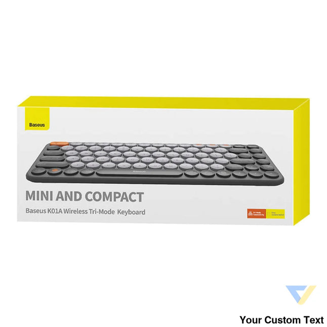 Baseus K01A Wireless Tri Mode Keyboard Frosted Gray Mice keyboards