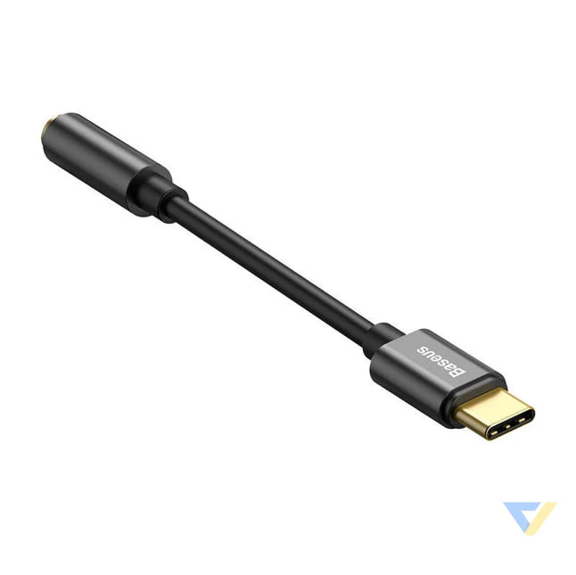 Baseus L54 Audio Adapter USB C + mini jack 3,5mm (Black) Audio adapters