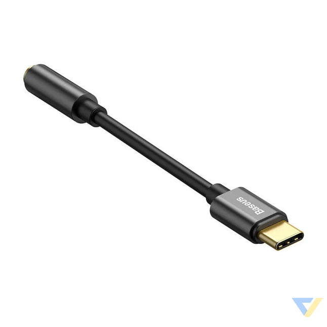 Baseus L54 Audio Adapter USB C + mini jack 3,5mm (Black) Audio adapters
