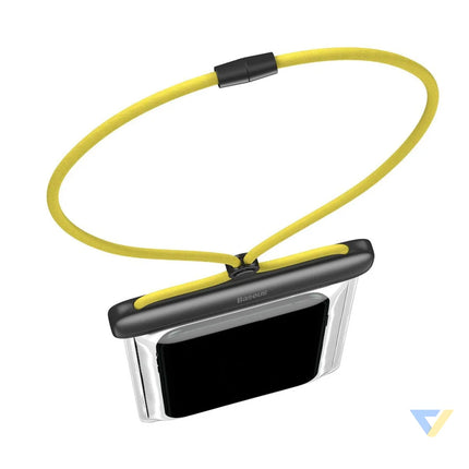 Baseus Let’s Go Universal waterproof case for smartphones (black + yellow) Waterproof cases