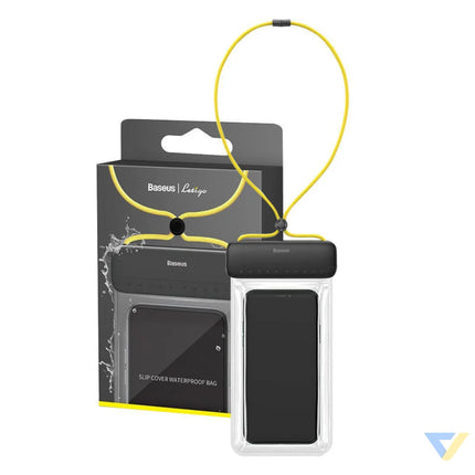 Baseus Let’s Go Universal waterproof case for smartphones (black + yellow) Waterproof cases