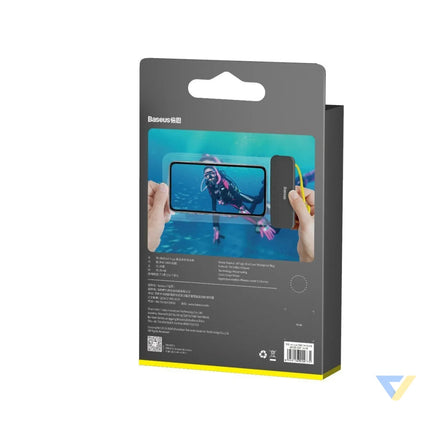 Baseus Let’s Go Universal waterproof case for smartphones (black + yellow) Waterproof cases