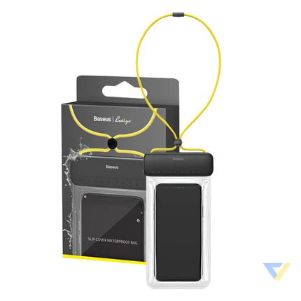 Baseus Let’s Go Universal waterproof case for smartphones (black + yellow) Waterproof cases