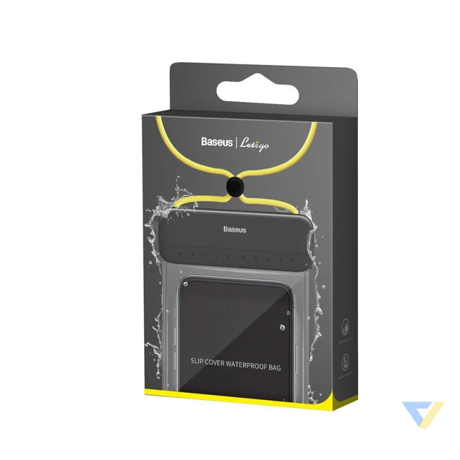 Baseus Let’s Go Universal waterproof case for smartphones (black + yellow) Waterproof cases