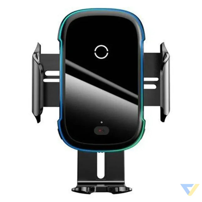Baseus Light Electric Car Holder with Qi inductive charger (Black) Phone holders