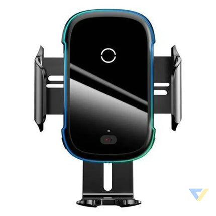 Baseus Light Electric Car Holder with Qi inductive charger (Black) Phone holders