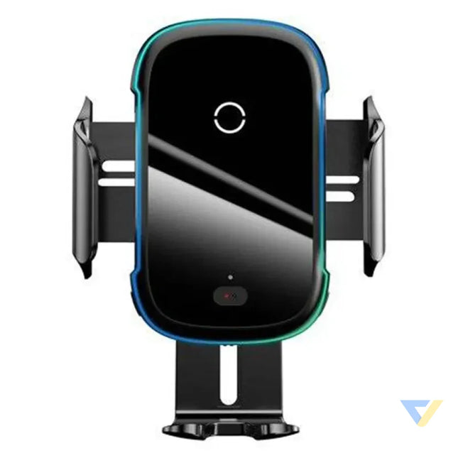 Baseus Light Electric Car Holder with Qi inductive charger (Black) Phone holders
