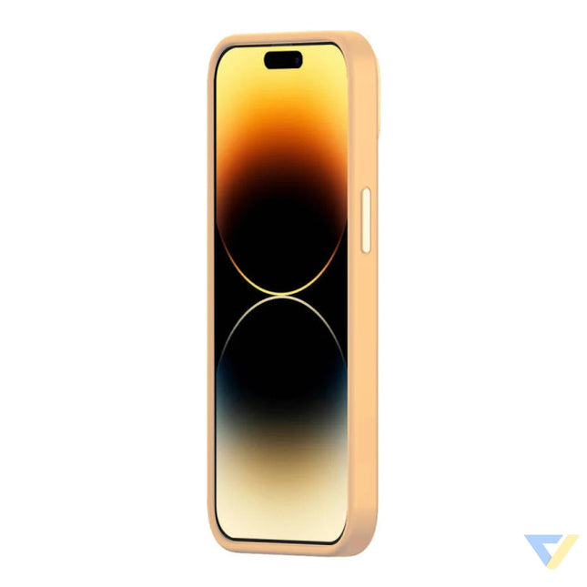 Baseus Liquid Silica Gel Case for iPhone 14 Pro Max (Sunglow) + tempered glass + cleaning kit Protective cases for