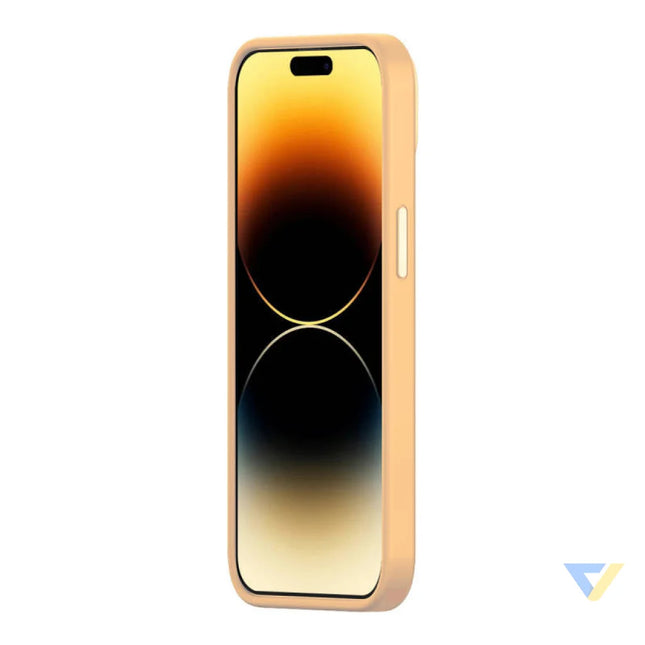 Baseus Liquid Silica Gel Case for iPhone 14 Pro Max (Sunglow) + tempered glass + cleaning kit Protective cases for