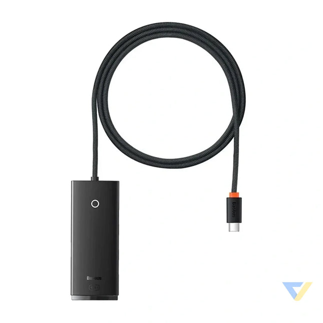 Baseus Lite Series Hub 4in1 USB C to 4x USB 3.0 + USB C 1m (Black) Hubs