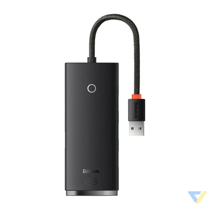 Baseus Lite Series Hub 4in1 USB to 4x USB 3.0 25cm (Black) Hubs