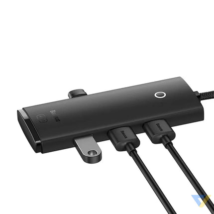 Baseus Lite Series Hub 4in1 USB to 4x USB 3.0 25cm (Black) Hubs